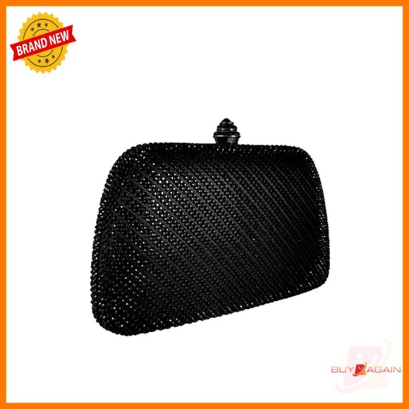 Mini Rhinestone Clutch Evening Bag with Detachable Chain Straps